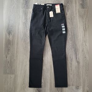 Levi's 721 High Rise Black Skinny Jeans